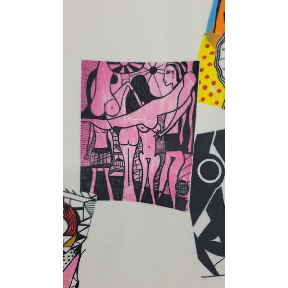 Swiminista x James Peter Henry Good Vibes Rashguard Art Toss Print - Picture 3 of 5